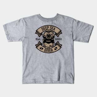 Deep Sea Diver Kids T-Shirt